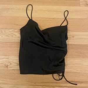 Aqua Black Cami Tank